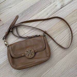 Tory Burch Tan Leather Crossbody Bag